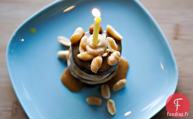 Piles de Beurre d'Arachide au Chocolat