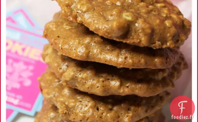 Biscuits à l'Avoine au Beurre d'Arachide à l'Érable - Sans gluten