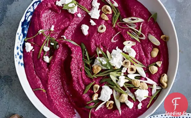 Za'atar - Trempette aux Betteraves Épicées au Fromage de Chèvre et aux Noisettes