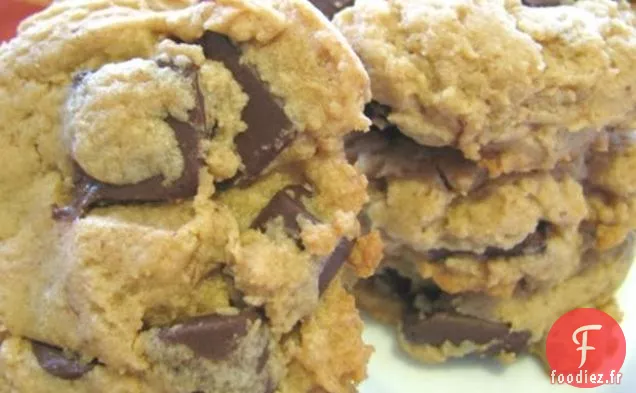 Biscuits aux Morceaux de Chocolat Au Beurre d'Arachide