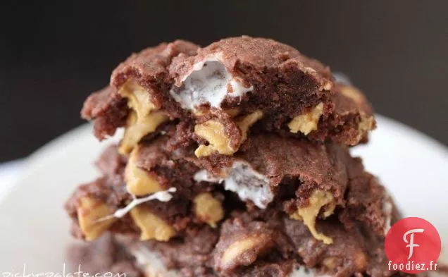 Biscuits Au Chocolat, Au Beurre D'Arachide Et Au Pudding À La Guimauve