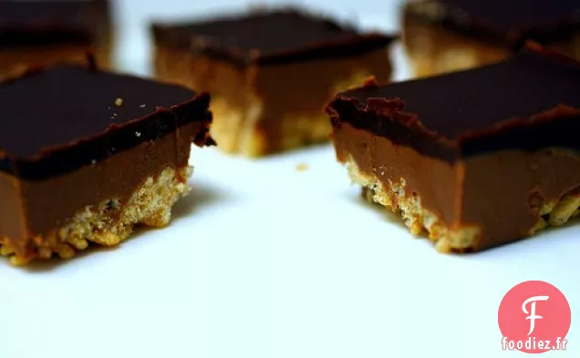 Barres Croustillantes Au Beurre d'Arachide