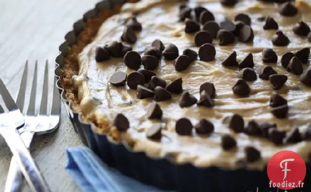 Tarte Crémeuse aux Pépites de Chocolat au Beurre d'Arachide