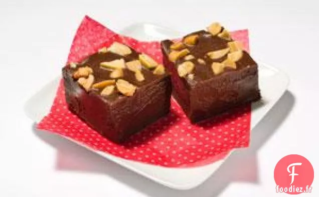 Fudge au chocolat et au beurre d'arachide