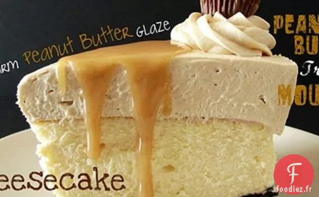 Gâteau Au Fromage Mousse à la Truffe Au Beurre d'Arachide