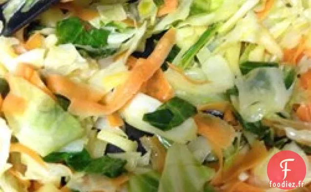 Chou et Nouilles à la Pomme et à la Carotte