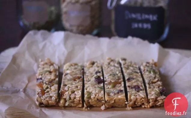 Barres Granola au Beurre d'arachide sans cuisson