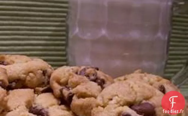 Biscuits aux Pépites de Chocolat au Ruban Bleu