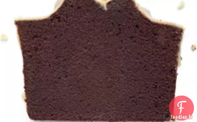 Gâteau Au Chocolat Avec Glaçage Au Beurre D'Arachide