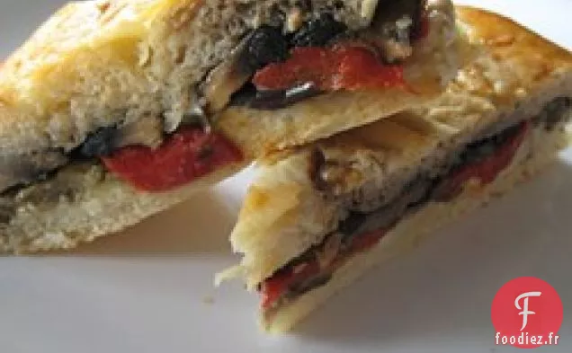Sandwich Aux Légumes Méditerranéens Grillés