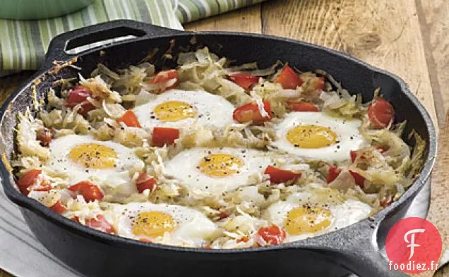 Petit Déjeuner à la Poêle Ensoleillée