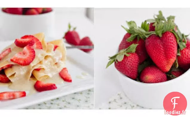 Crêpe Petit Déjeuner Au Beurre D'Arachide Et À La Banane