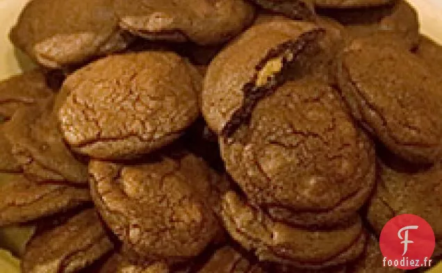 Biscuits Surprise au Beurre de Cacahuète Au Chocolat