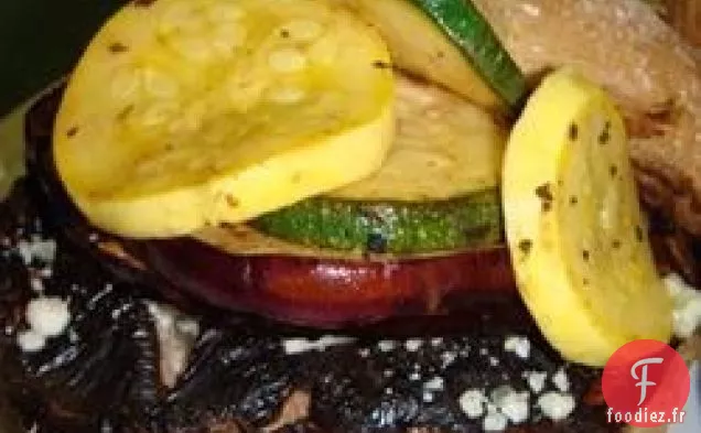 Légumes Grillés - Burgers aux Champignons Portobello