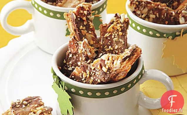 Caramel au Beurre de Cacahuète au Chocolat