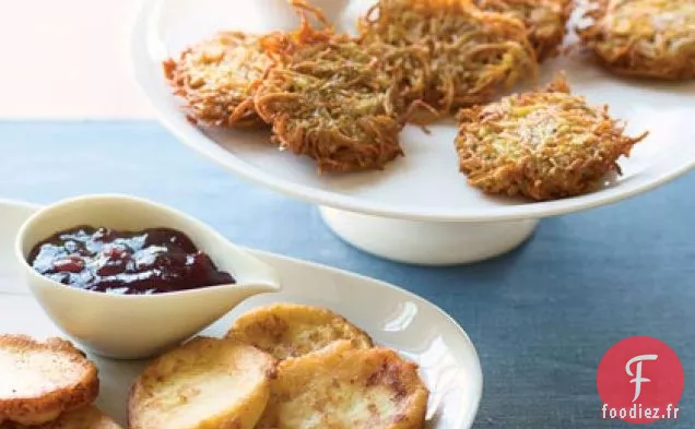 Latkes de Patate Douce -Panais