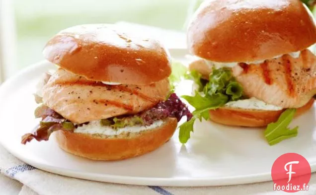 Sandwichs au Saumon Grillé