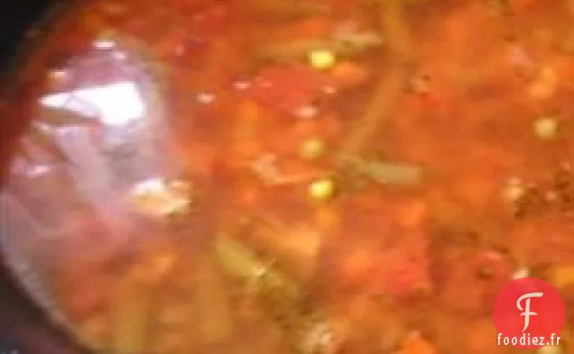 Soupe aux Légumes à la Mijoteuse