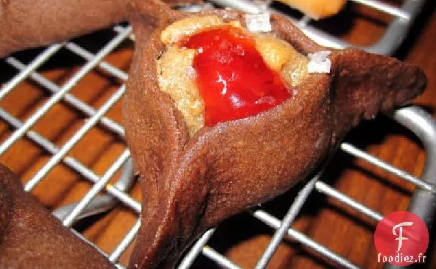 Hamantashen au Chocolat et au Beurre d'arachide