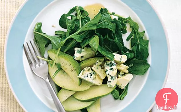 Salade de Roquette et Poire à la Vinaigrette à l'Érable