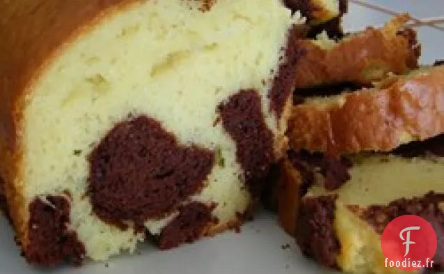 Gâteau de Livre en Marbre Léger
