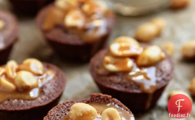 Bouchées de Brownie Snickers