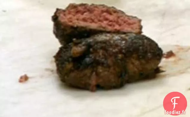 Steak Haché, Sauce aux Champignons