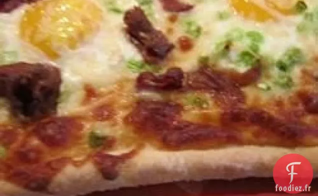 Pizza au Petit Déjeuner aux Œufs