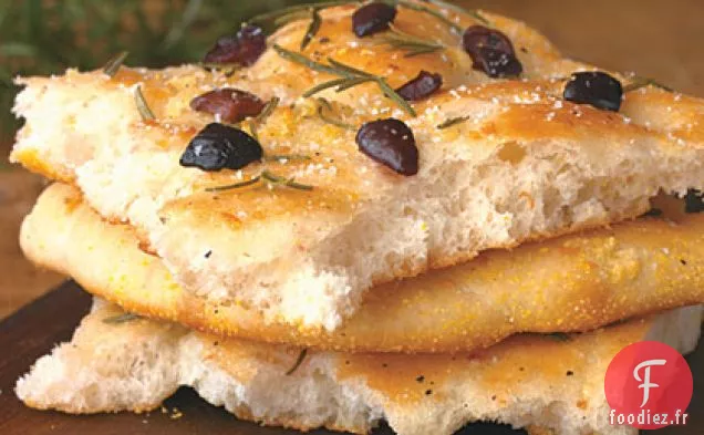 Focaccia au Romarin et Kalamata