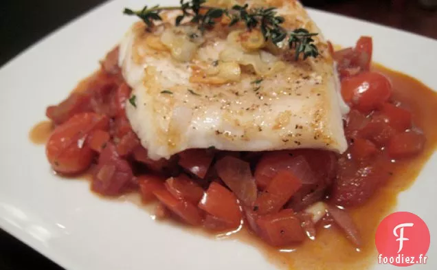 Basquaise aux Asperges et Flétan