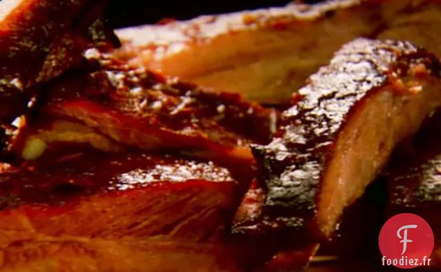 Côtes Levées Sauce Barbecue aux Arachides