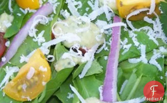 Salade de Roquette à la Vinaigrette aux Agrumes et à l'Avocat