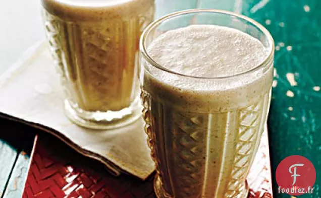 Smoothies au Beurre d'Arachide, à la Banane et au Lin