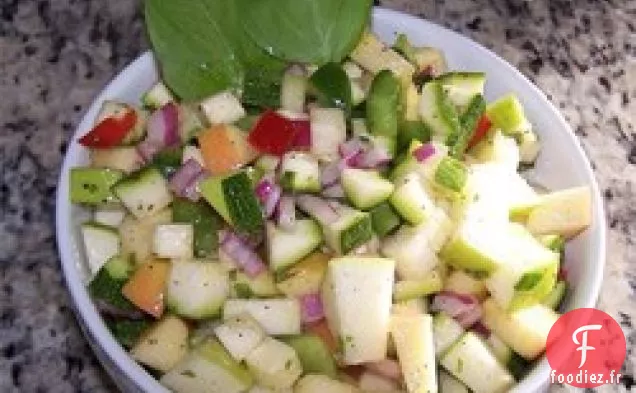Salade de Pommes et Courgettes