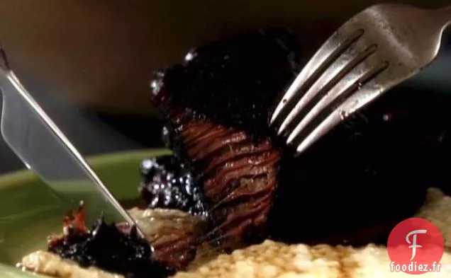 Côtes Levées Braisées Au Vin Rouge