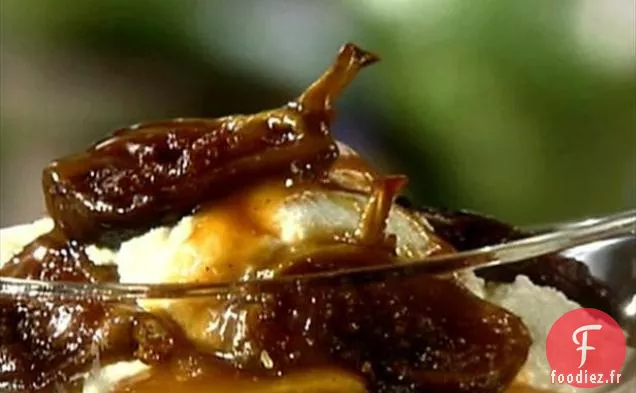 Figues Rôties à la Ricotta Fraîche