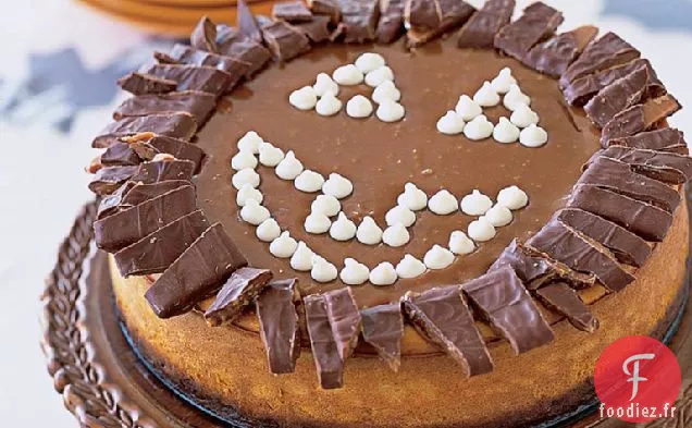 Gâteau au Fromage Croquant au Caramel à la Citrouille