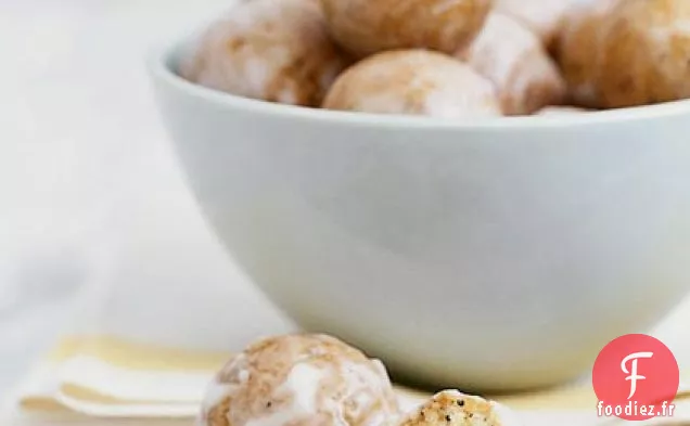 Trous de Beignets aux Graines de Pavot Et de Citron