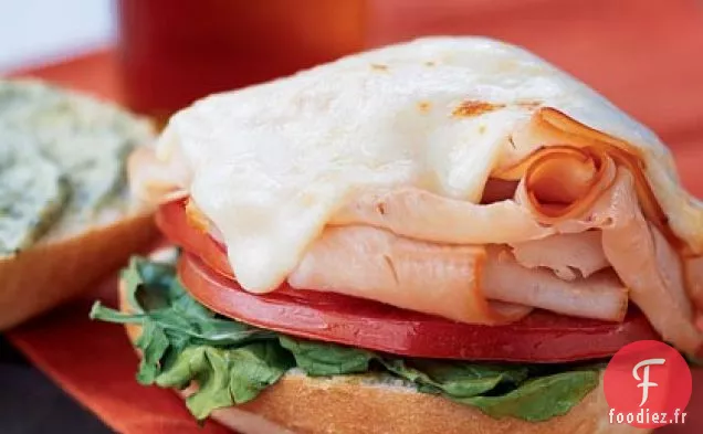 Sandwichs au Pesto de Dinde