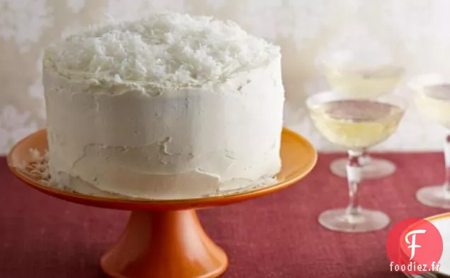 Gâteau à la Noix De Coco Blanche