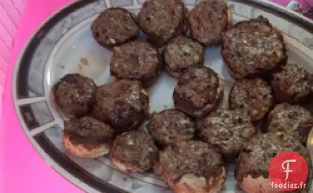 Champignons Farcis au Bacon