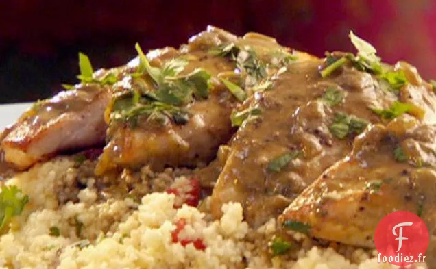 Poulet à la Sauce au Curry Vert