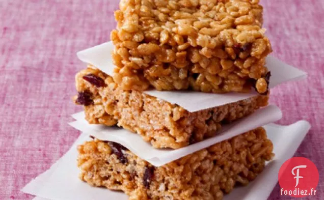 Friandises au Riz Croustillant au Beurre d'Arachide