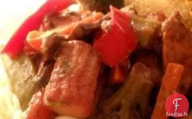 Sauté de Poulet aux Myrtilles de Bruyère