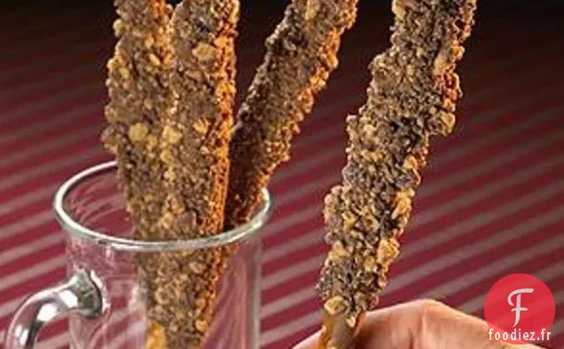 Quenouilles Au Beurre D'Arachide Et Aux Pépites De Chocolat Au Lait