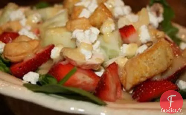 Salade de Fraises aux Épinards de Kim