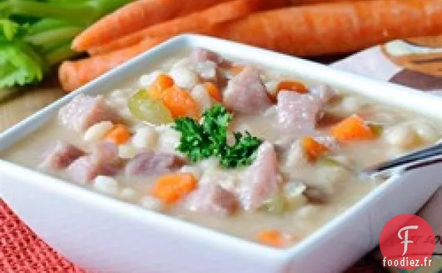 Soupe de Haricots Marine au Jambon