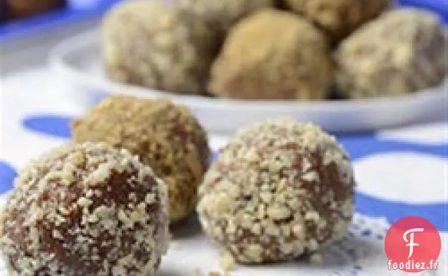 Bouchées de Pommes Au Beurre d'Arachide