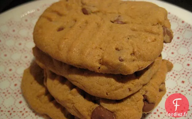 Biscuits aux Pépites de Chocolat Au Beurre d'Arachide
