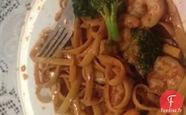 Crevettes Rapides Lo Mein
